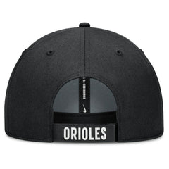 Baltimore Orioles Nike Club Performance Adjustable Hat - White/Black Hats
