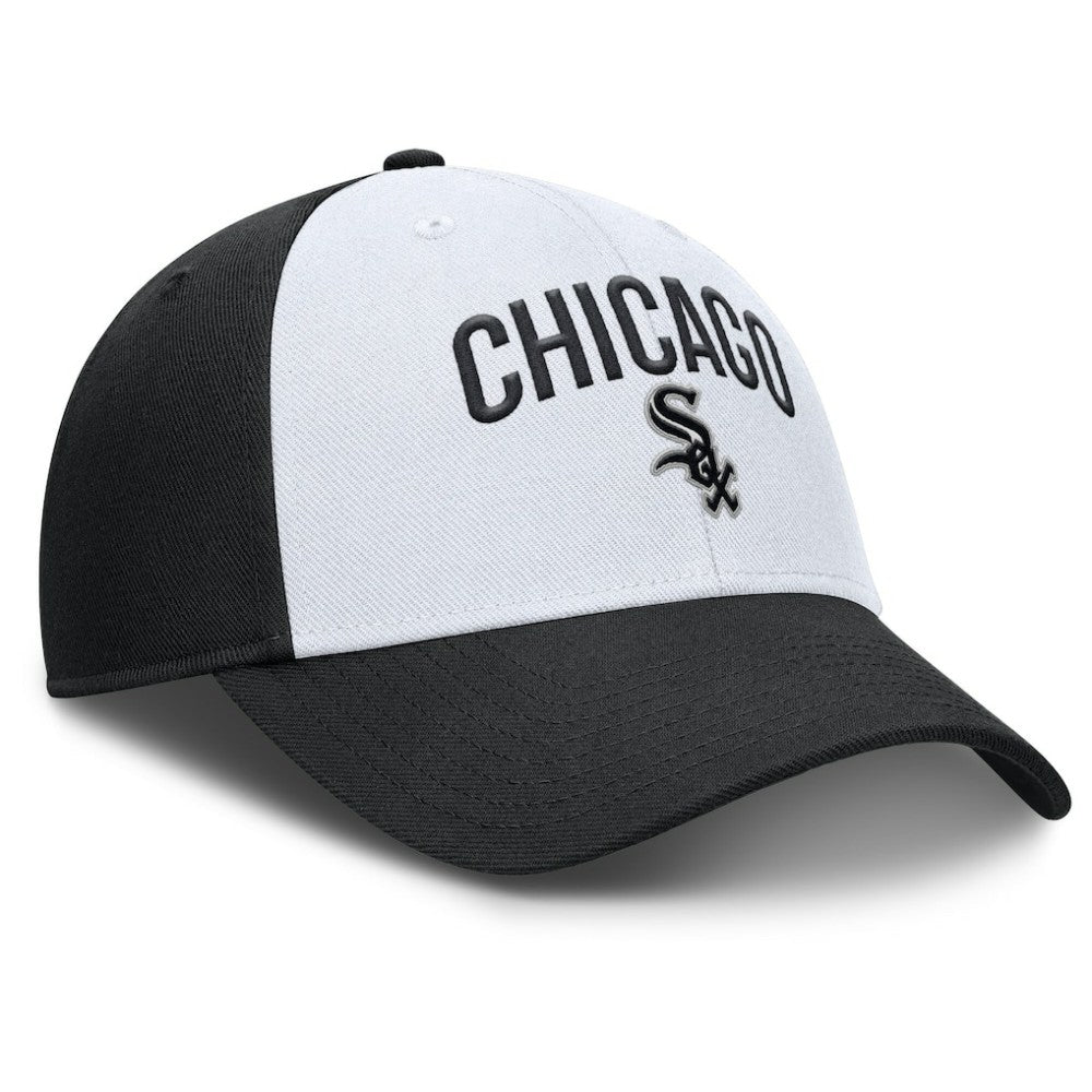 Chicago White Sox Nike Club Performance Adjustable Hat - White/Black Hats