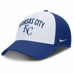 Kansas City Royals Nike Club Performance Adjustable Hat - White/Royal Hats