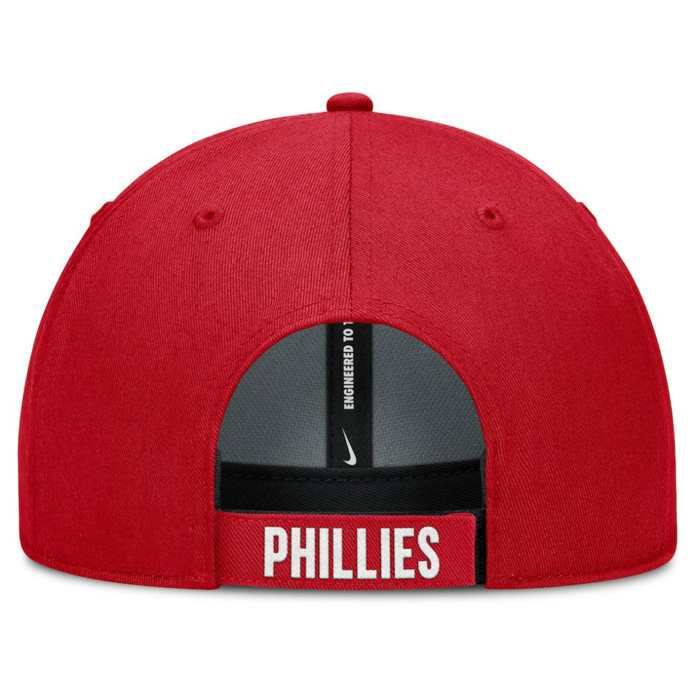 Philadelphia Phillies Nike Club Performance Adjustable Hat - White/Red Hats