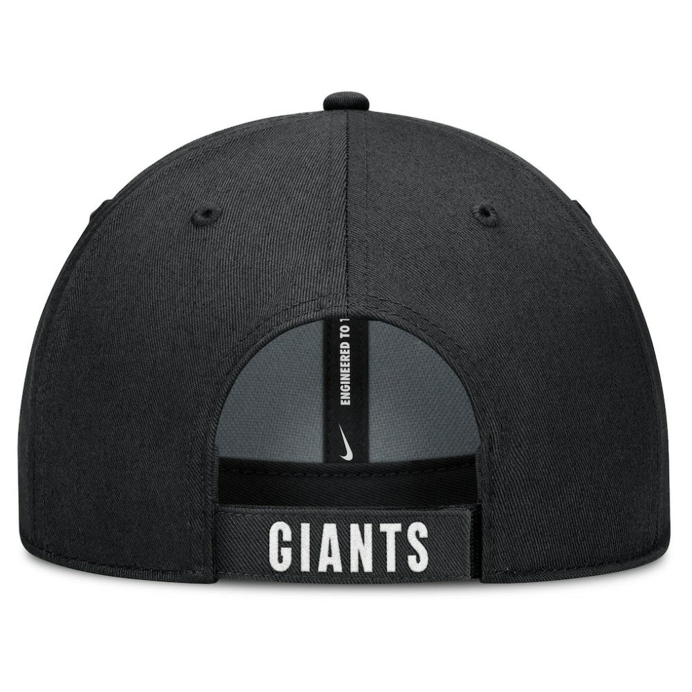 San Francisco Giants Nike Club Performance Adjustable Hat - White/Black Hats