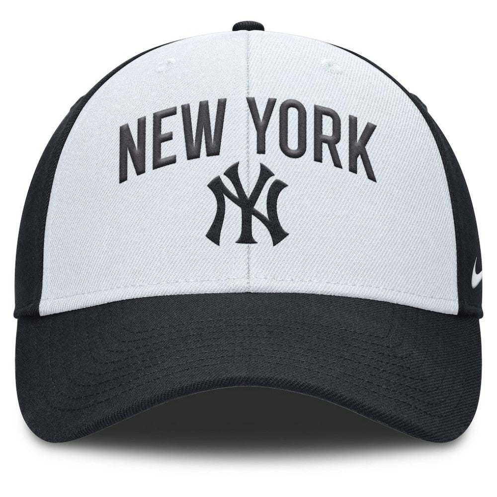 New York Yankees Nike Club Performance Adjustable Hat - White/Navy Hats