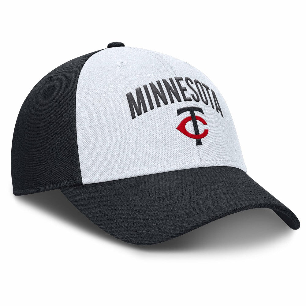 Minnesota Twins Nike Club Performance Adjustable Hat - White/Navy Hats