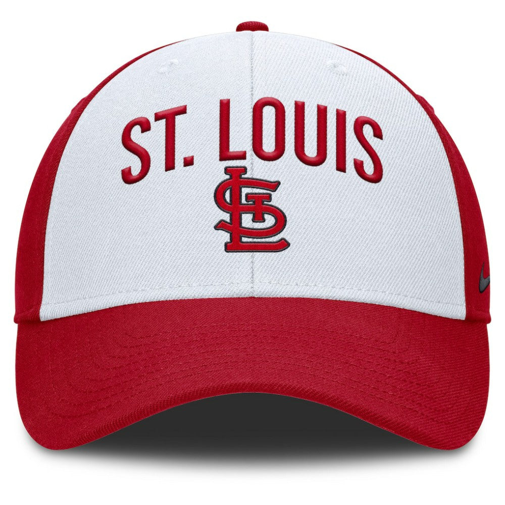 St. Louis Cardinals Nike Club Performance Adjustable Hat - White/Red Hats