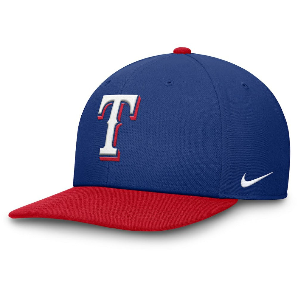 Texas Rangers Nike Pro Performance Snapback Hat - Royal/Red Hats