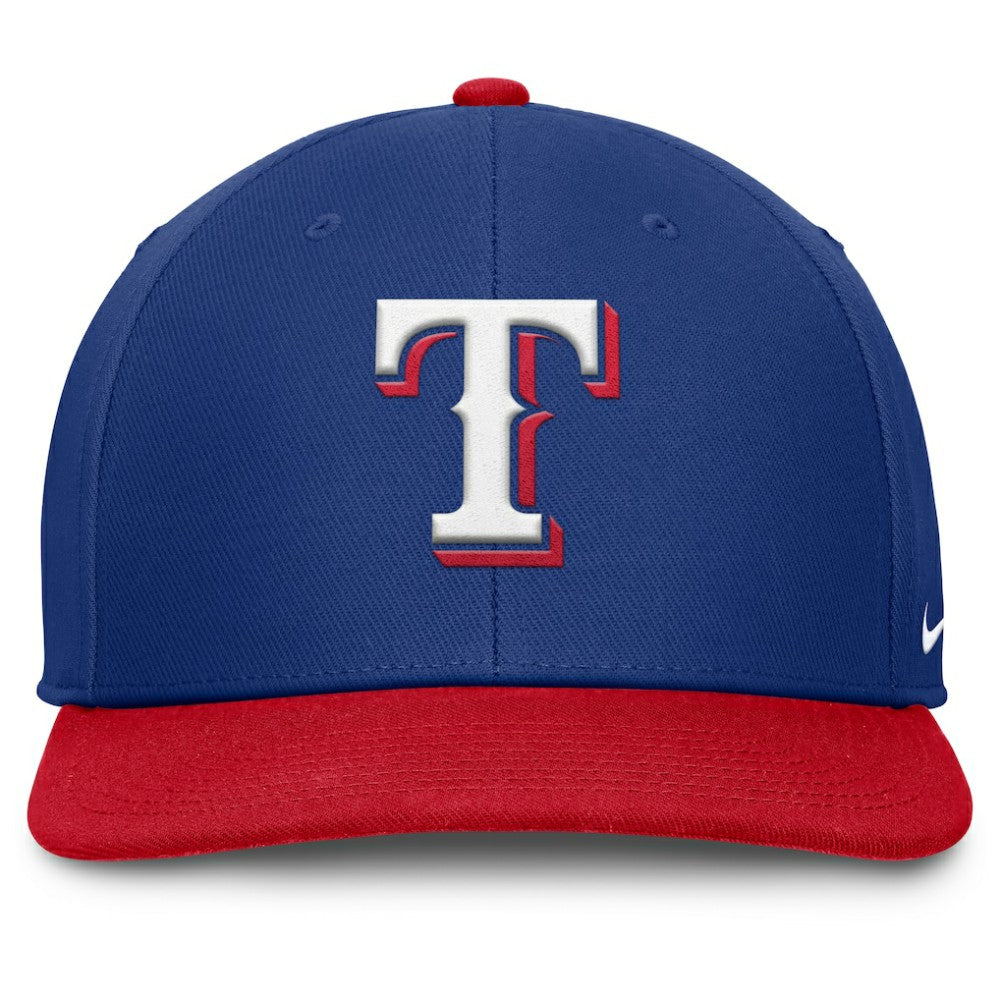 Texas Rangers Nike Pro Performance Snapback Hat - Royal/Red Hats