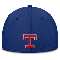 Texas Rangers Nike Rise Swoosh Performance Flex Hat - Gray/Royal Hats