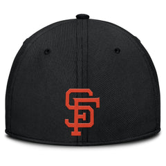 San Francisco Giants Nike Rise Swoosh Performance Flex Hat - Black/Orange Hats