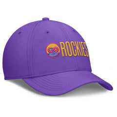 Colorado Rockies Nike 2025 City Connect Rise Swoosh Performance Flex Hat - Purple Hats