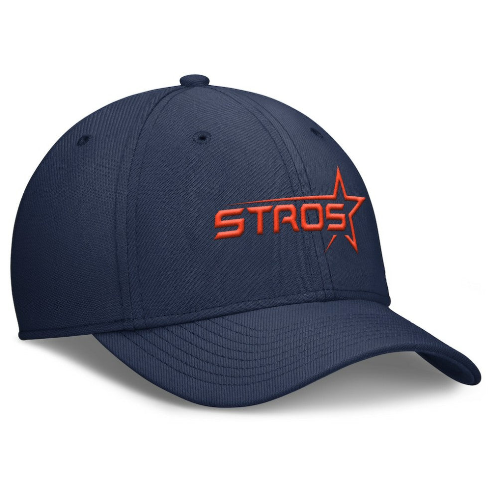 Houston Astros Nike 2025 City Connect Rise Swoosh Performance Flex Hat - Navy Hats