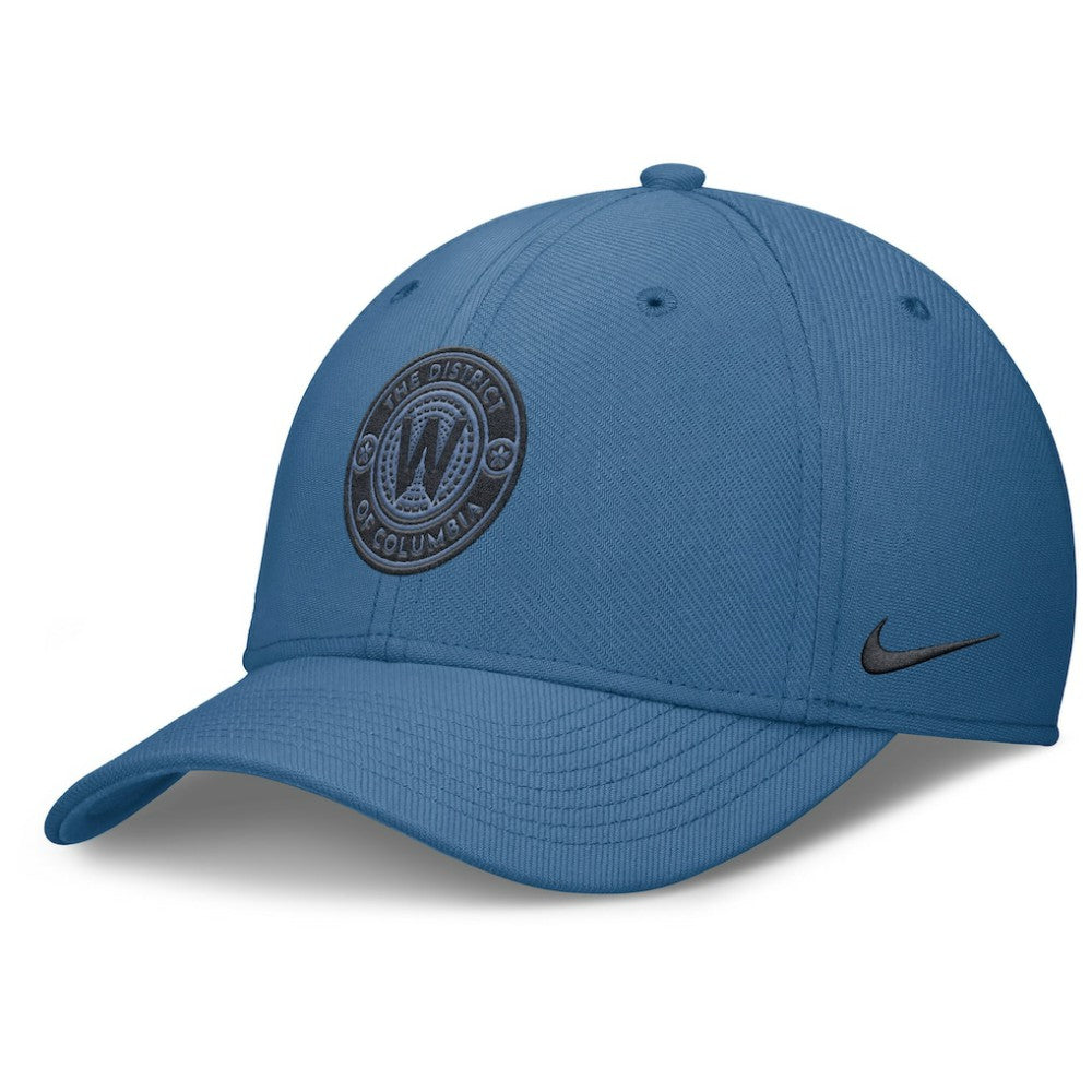 Washington Nationals Nike 2025 City Connect Rise Swoosh Performance Flex Hat - Blue Hats