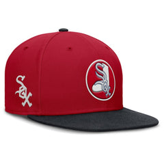 Chicago White Sox Nike Cooperstown Two-Tone Dri-FIT Round Bill True Fitted Hat - Red Hats