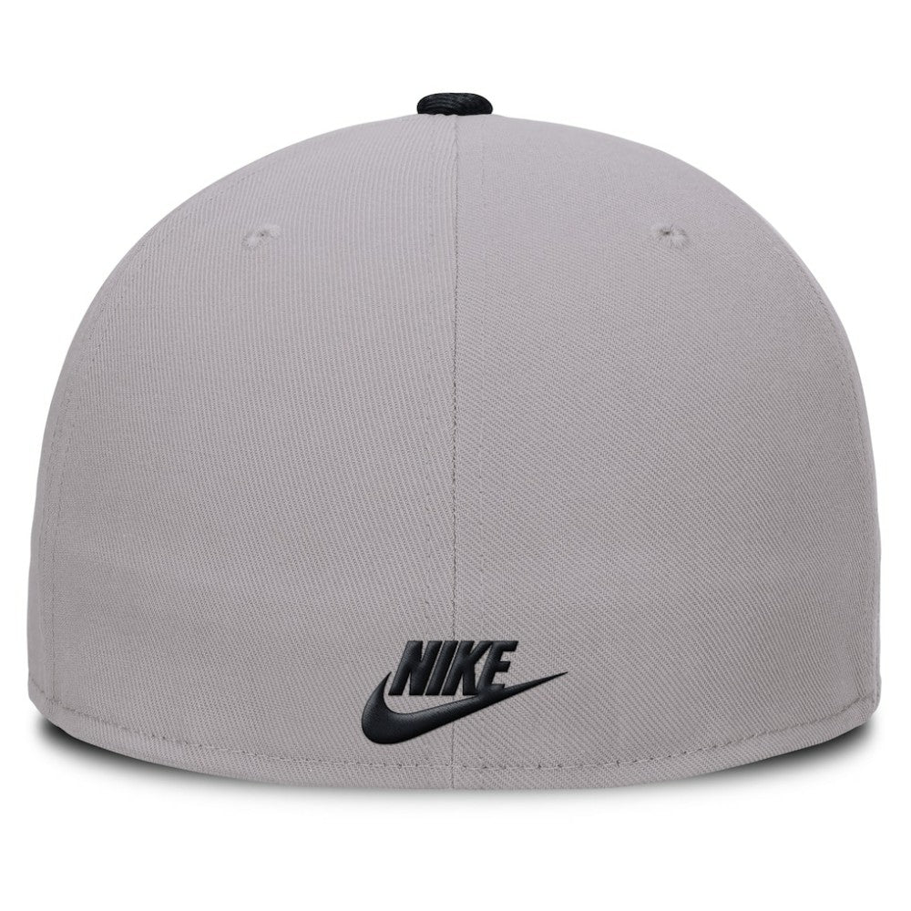 New York Yankees Nike Cooperstown Two-Tone Dri-FIT Round Bill True Fitted Hat - Gray Hats