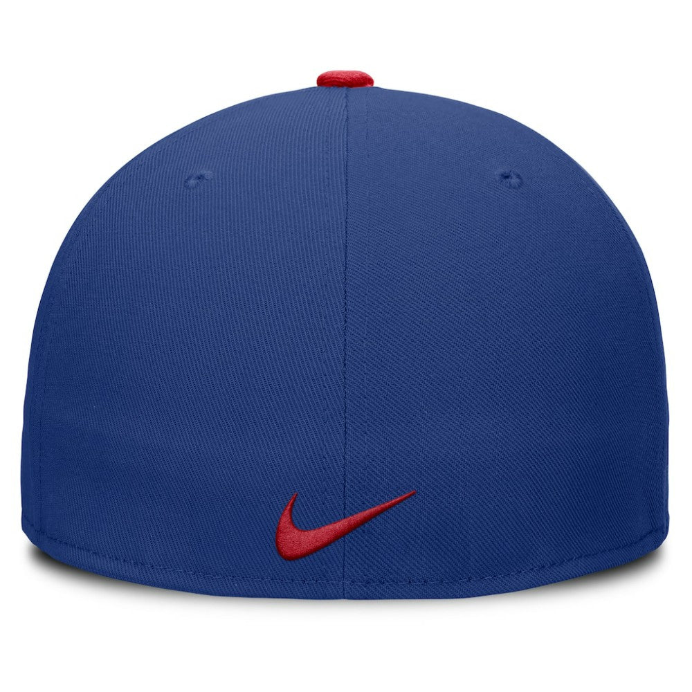 Texas Rangers Nike Primetime Dri-FIT Round Bill True Fitted Hat - Royal Hats