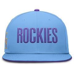 Colorado Rockies Nike 2025 City Connect True Performance Fitted Hat - Light Blue Hats