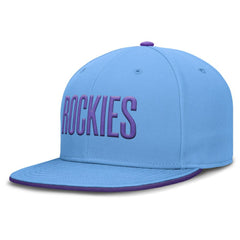 Colorado Rockies Nike 2025 City Connect True Performance Fitted Hat - Light Blue Hats