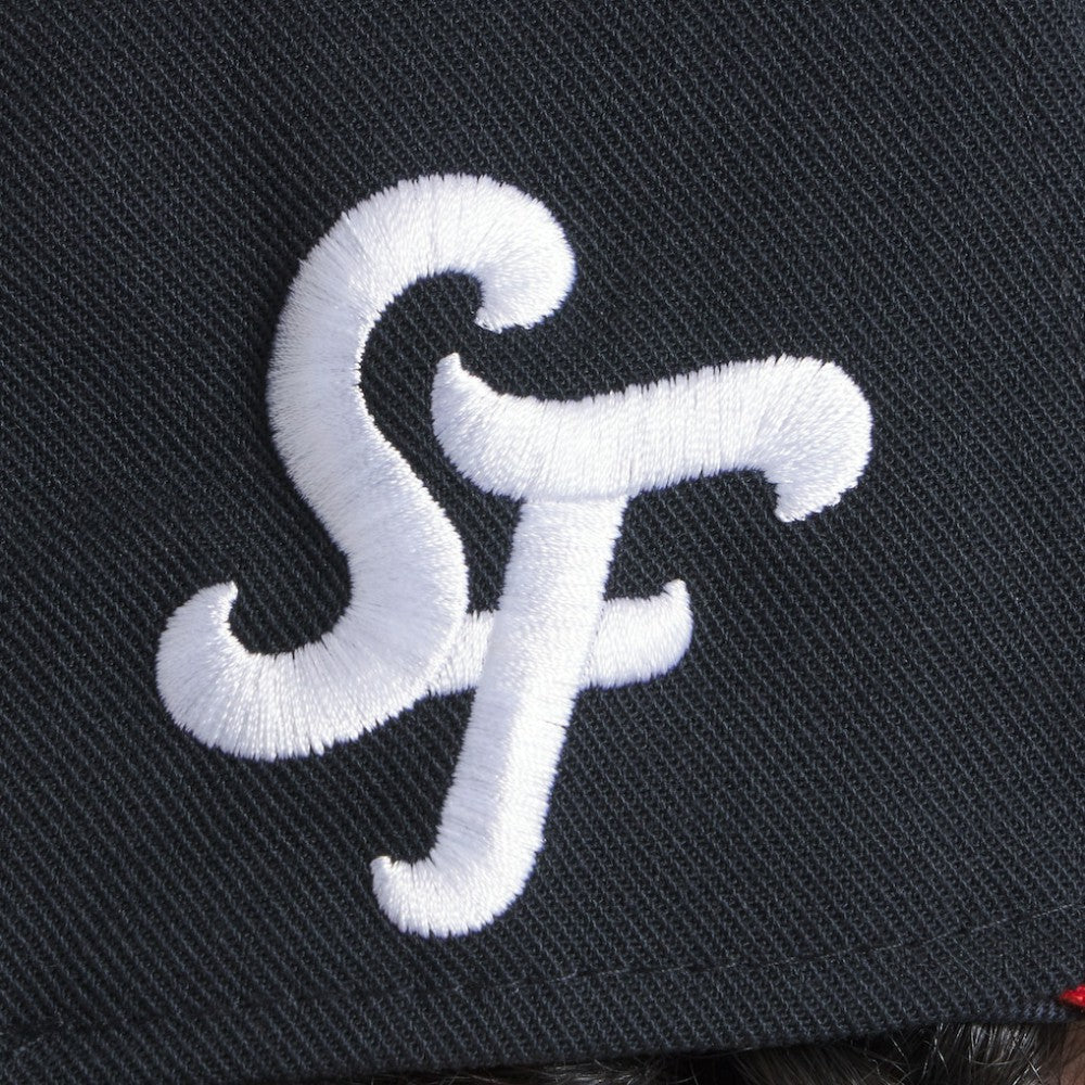 San Francisco Giants Nike 2025 City Connect True Performance Fitted Hat - Black Hats