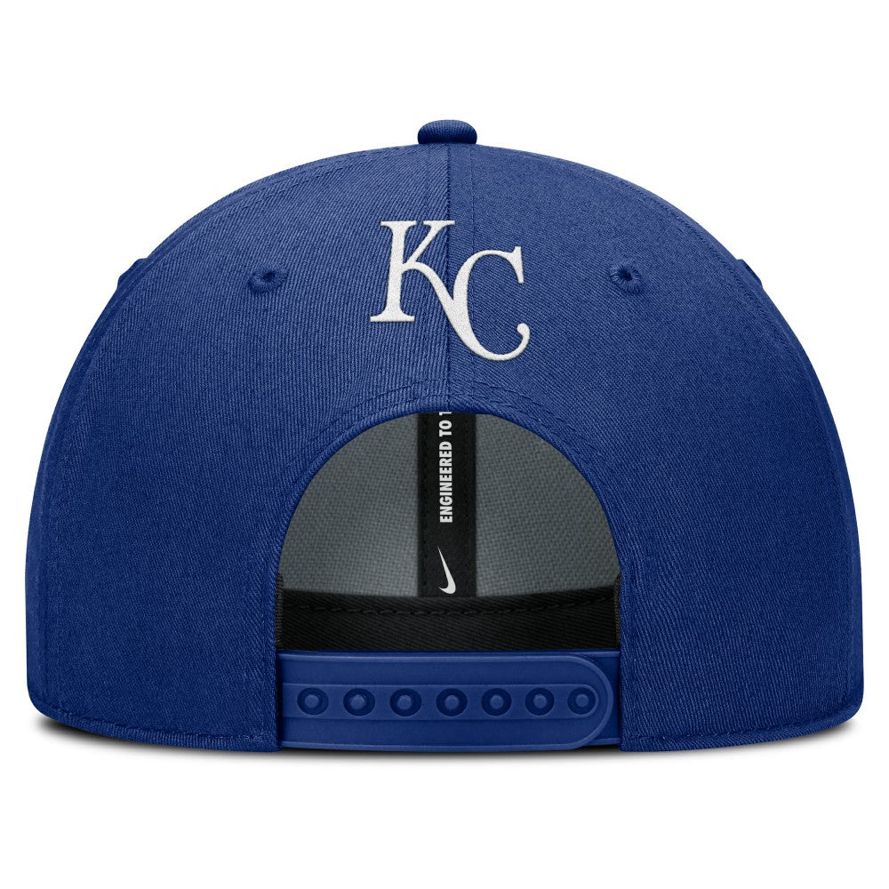 Kansas City Royals Nike Rise Gaberdine Adjustable Hat - Royal Hats