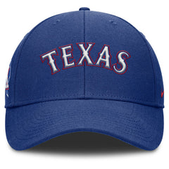 Texas Rangers Nike Rise Gaberdine Adjustable Hat - Royal Hats