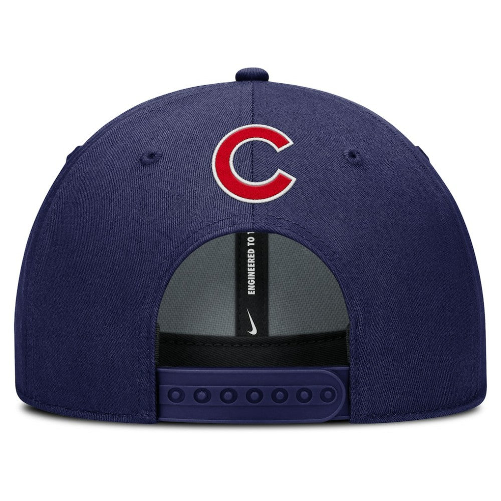 Chicago Cubs Nike Rise Gaberdine Adjustable Hat - Navy Hats