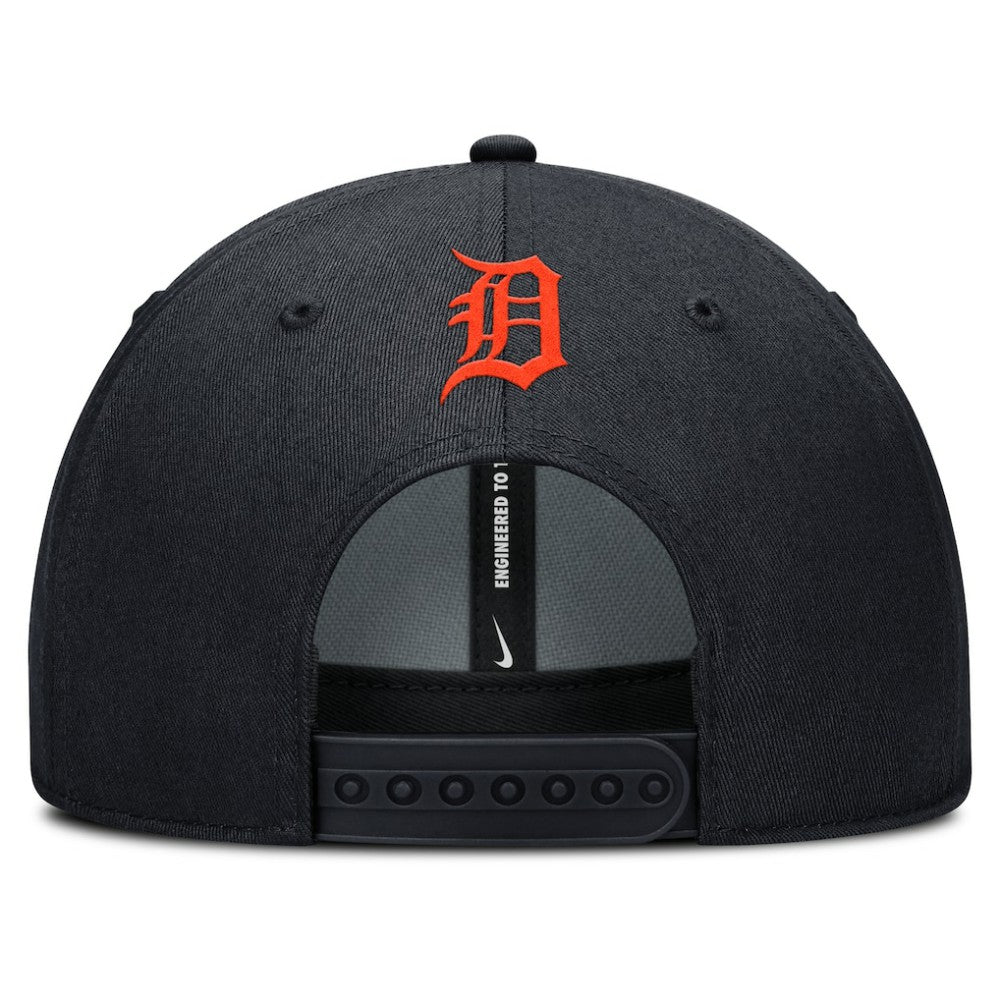 Detroit Tigers Nike Rise Gaberdine Adjustable Hat - Navy Hats