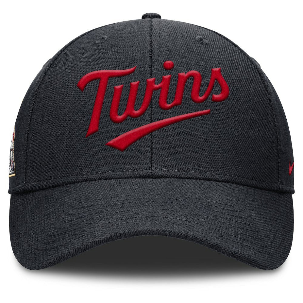 Minnesota Twins Nike Rise Gaberdine Adjustable Hat - Navy Hats