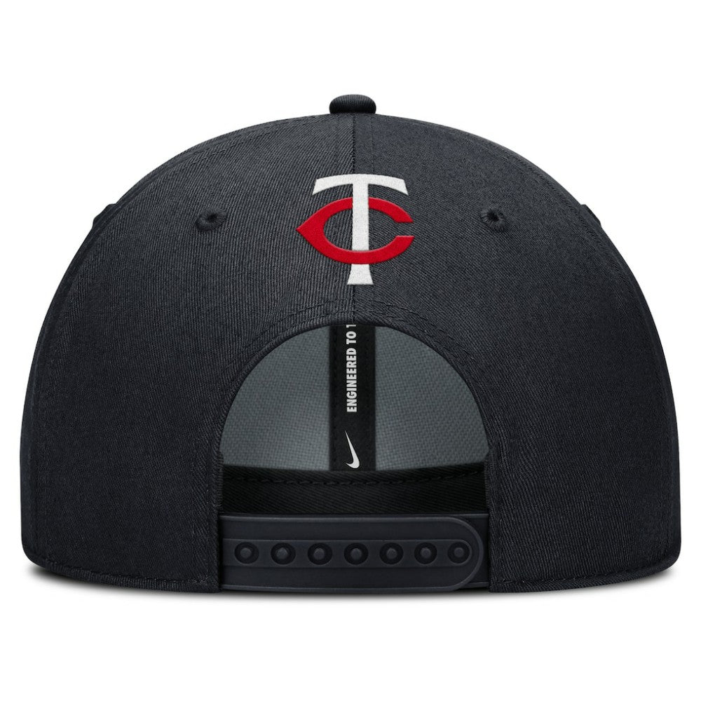 Minnesota Twins Nike Rise Gaberdine Adjustable Hat - Navy Hats
