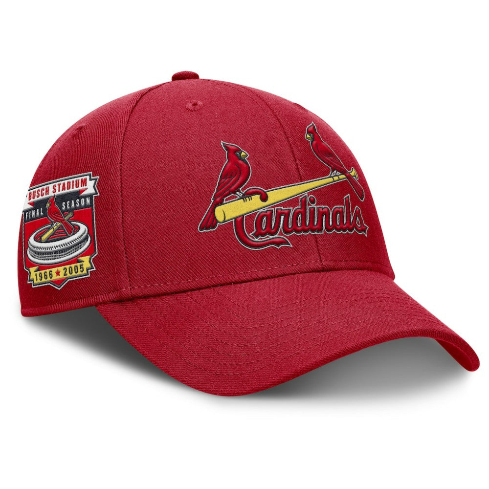 St. Louis Cardinals Nike Rise Gaberdine Adjustable Hat - Red Hats