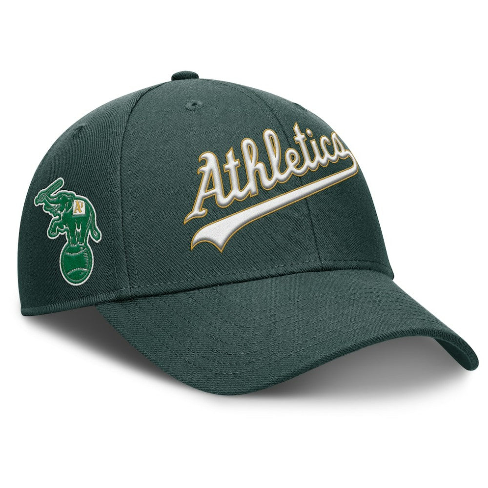 Athletics Nike Rise Gaberdine Adjustable Hat - Green Hats