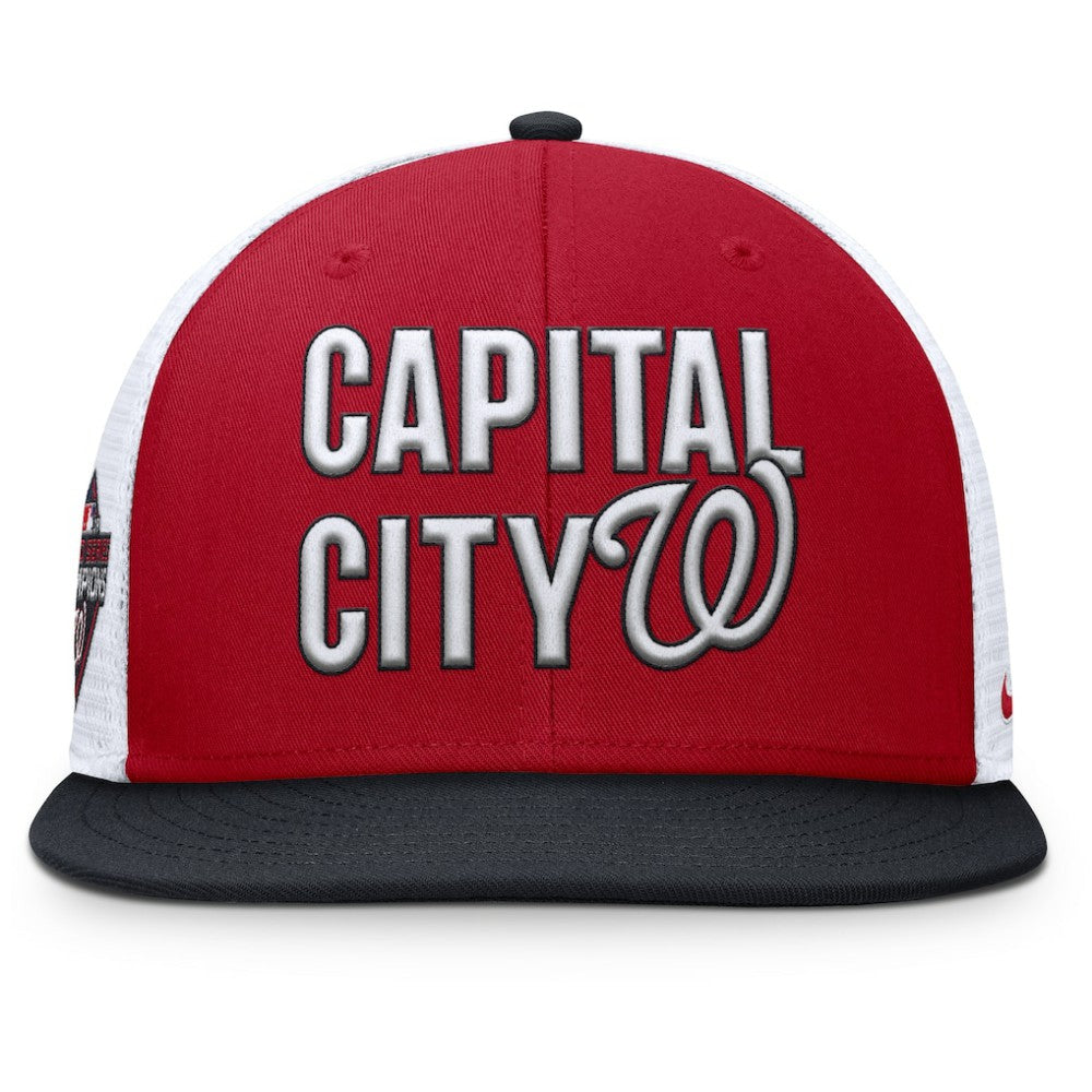 Washington Nationals Nike Pro Trucker Snapback Hat - Red Hats
