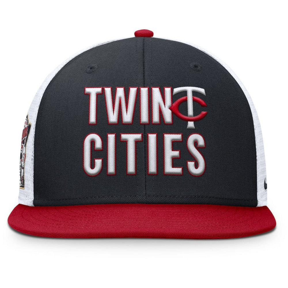 Minnesota Twins Nike Pro Trucker Snapback Hat - Navy Hats