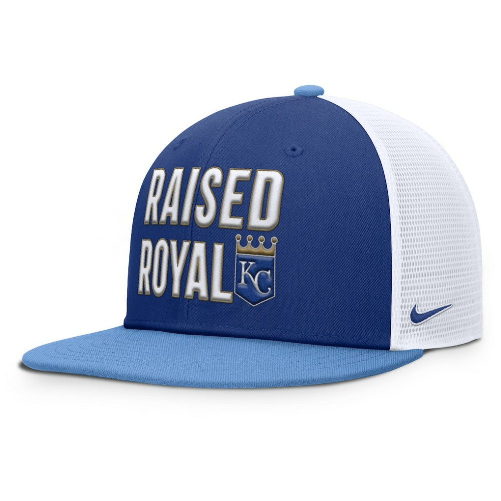 Kansas City Royals Nike Pro Performance Trucker Snapback Hat - Royal/Light Blue Hats