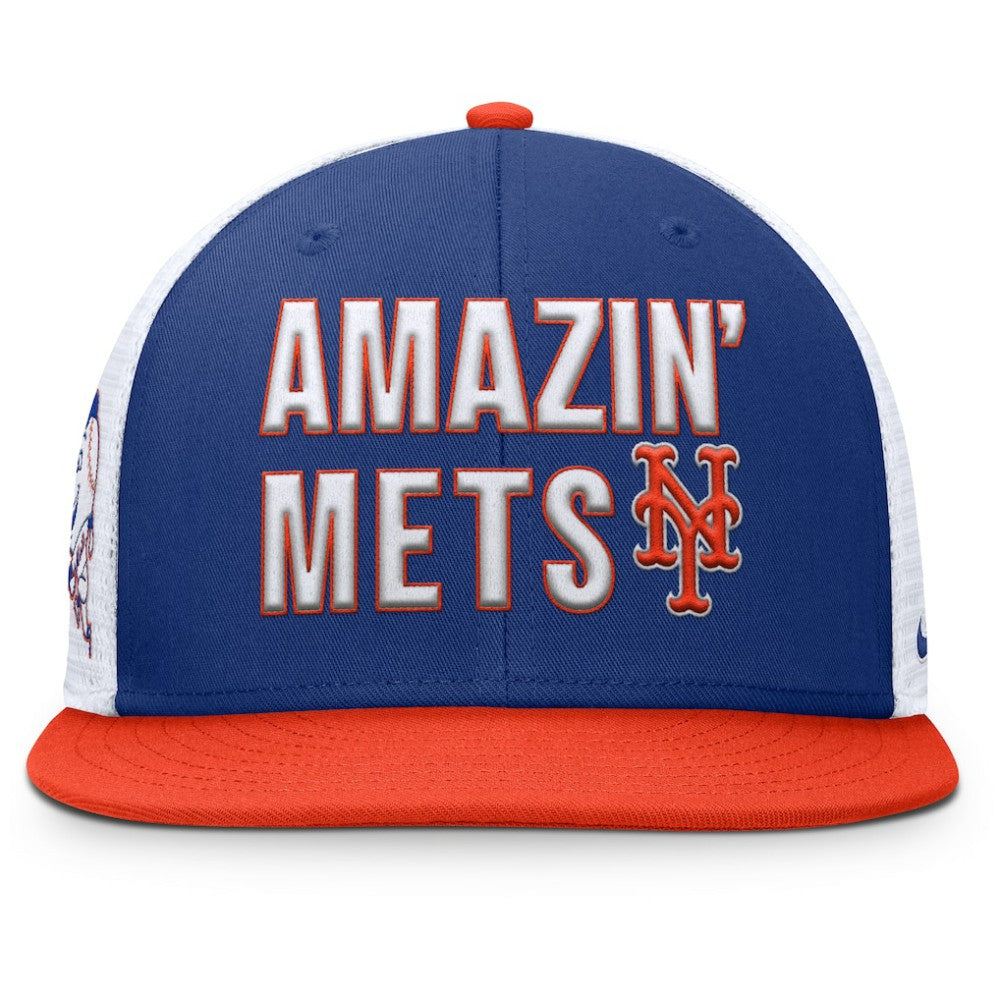 New York Mets Nike Pro Trucker Snapback Hat - Blue Hats