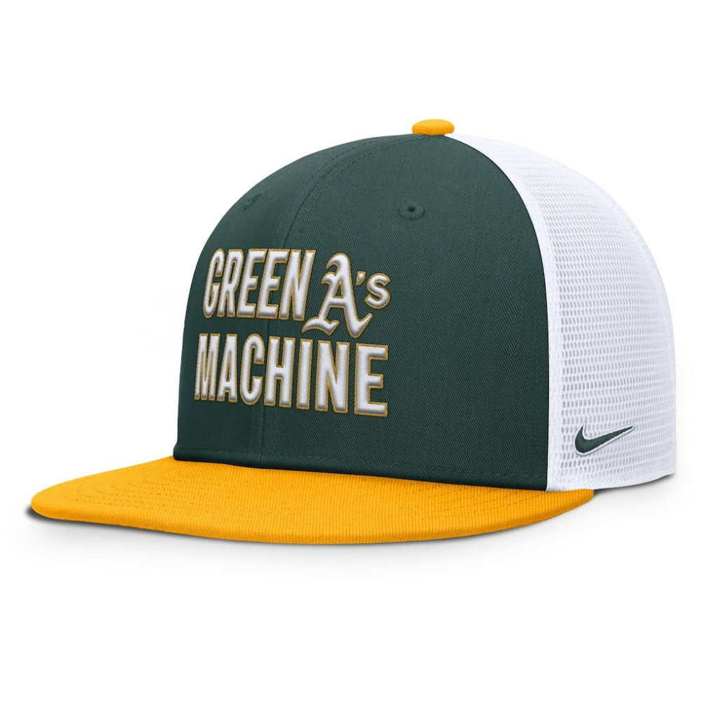 Athletics Nike Pro Trucker Snapback Hat - Green Hats