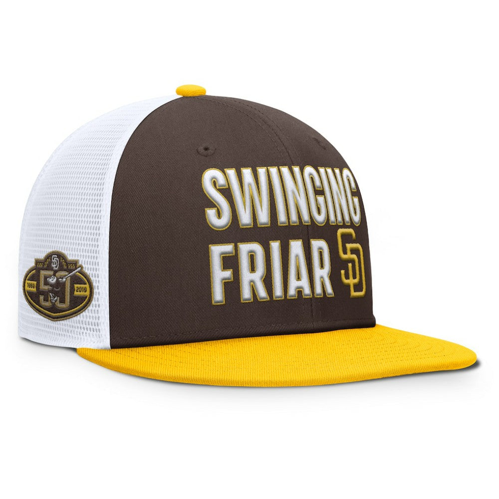San Diego Padres Nike Pro Trucker Snapback Hat - Brown Hats