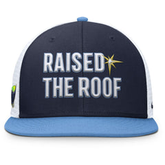 Tampa Bay Rays Nike Pro Performance Trucker Snapback Hat - Navy/Light Blue Hats