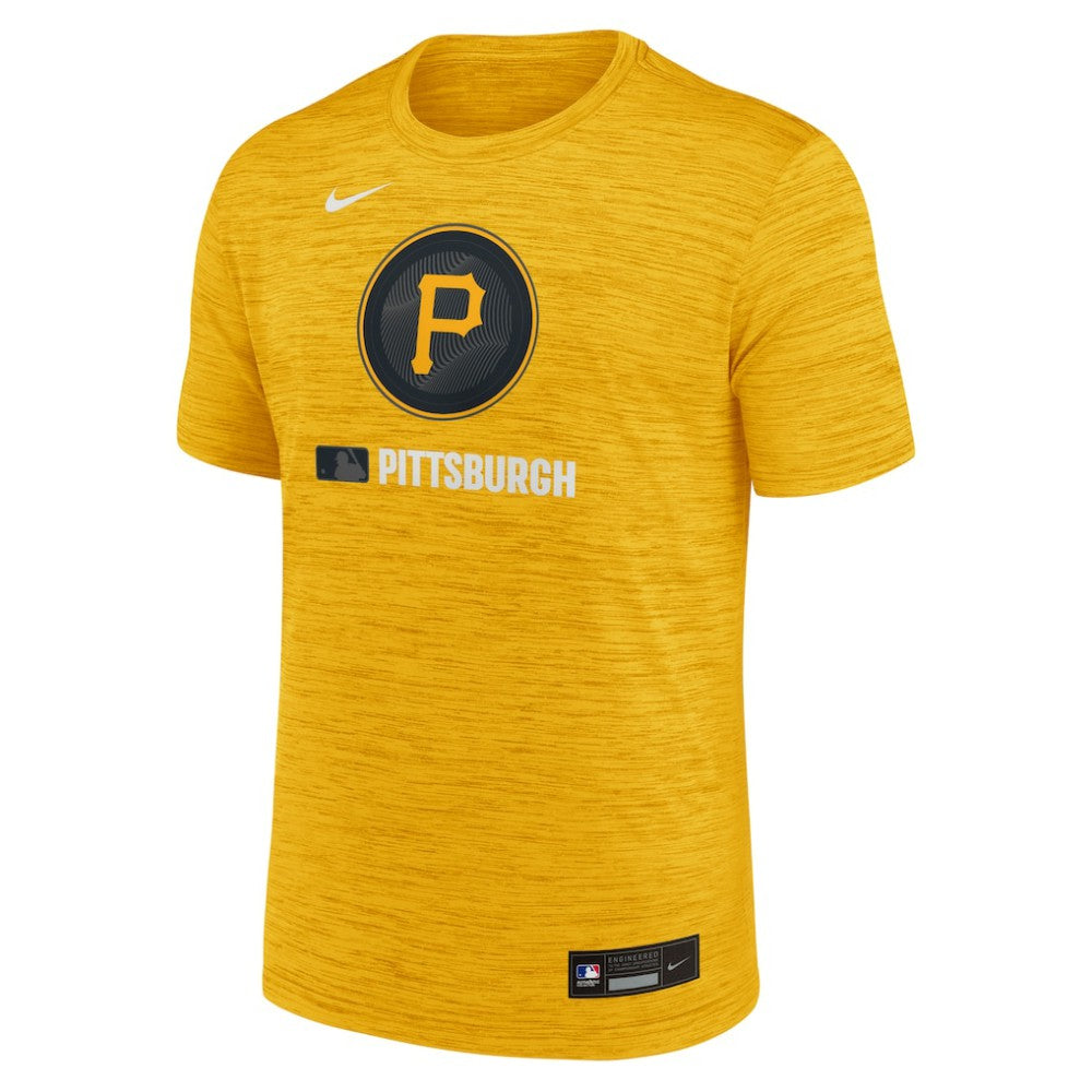 Pittsburgh Pirates Nike Authentic Collection City Connect Velocity Dri-FIT T-Shirt - Gold T-shirts