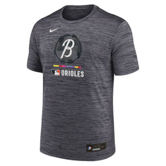 Baltimore Orioles Nike Authentic Collection City Connect Velocity Dri-FIT T-Shirt - Black T-shirts
