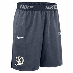 Los Angeles Dodgers Nike Authentic Collection City Connect Performance Knit Shorts - Navy Shorts