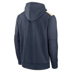 Los Angeles Dodgers Nike Authentic Collection City Connect Therma Pullover Hoodie - Navy Hoodies