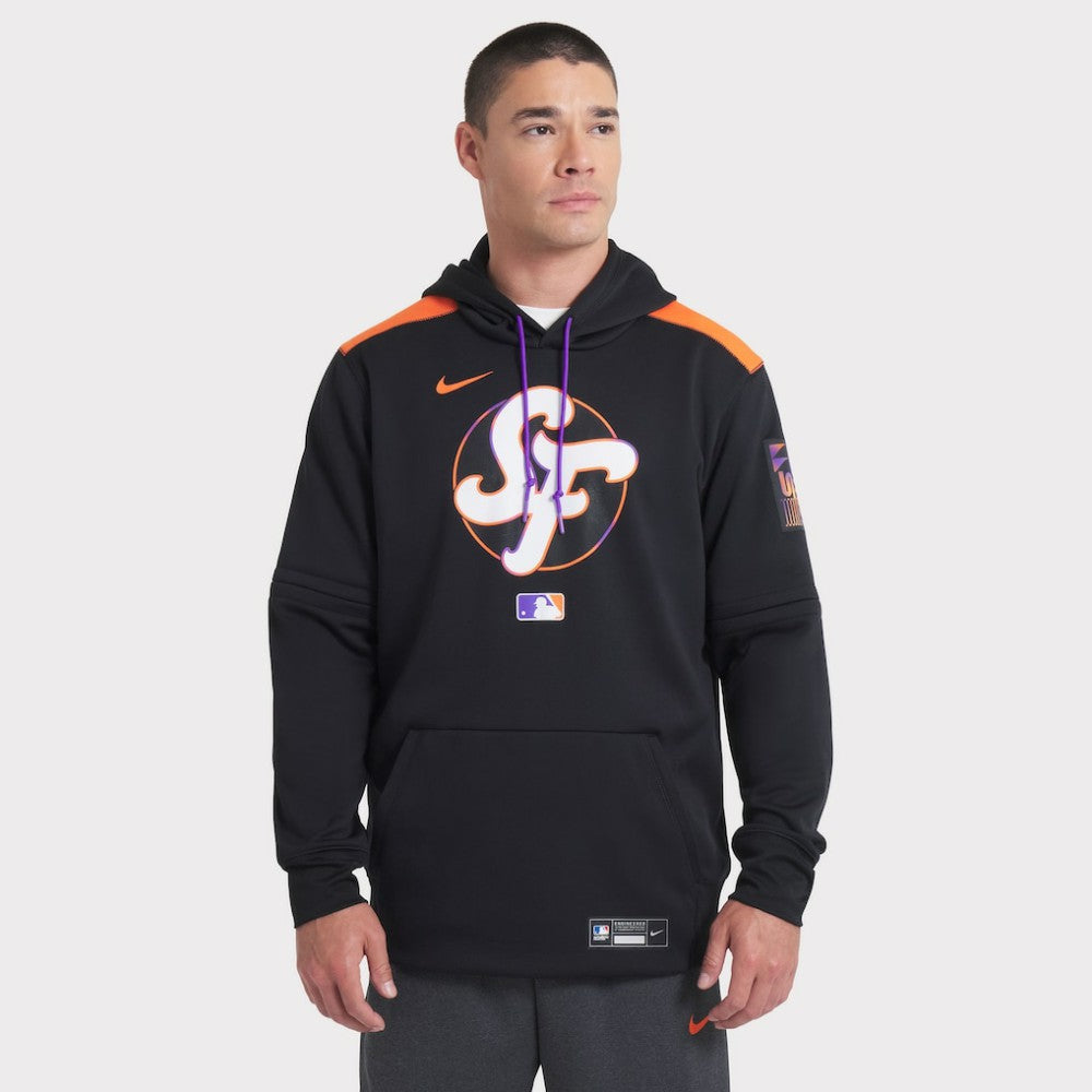 San Francisco Giants Nike 2025 City Connect Authentic Collection Performance Pullover Hoodie - Black Hoodies