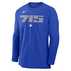 Atlanta Braves Nike 2025 City Connect Authentic Collection Player Dri-FIT Lightweight Pullover - Royal Pullover