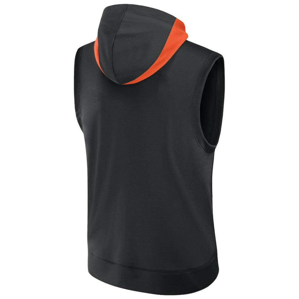 San Francisco Giants Nike 2025 City Connect Authentic Collection Dri-FIT Sleeveless Hoodie - Black Hoodies