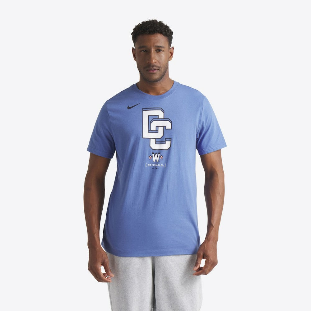Washington Nationals Nike 2025 City Connect Logo T-Shirt - Blue T-shirts