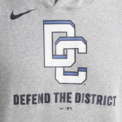 Washington Nationals Nike 2025 City Connect French Terry Club Pullover Hoodie - Heather Gray Hoodies