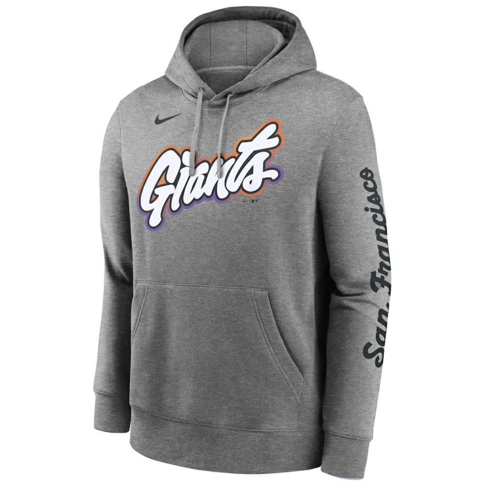 San Francisco Giants Nike 2025 City Connect French Terry Club Pullover Hoodie - Heather Gray Hoodies