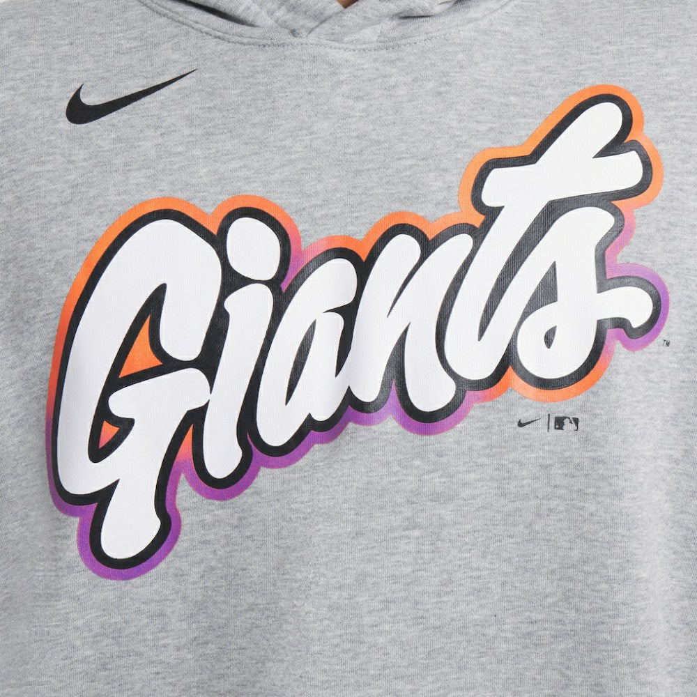 San Francisco Giants Nike 2025 City Connect French Terry Club Pullover Hoodie - Heather Gray Hoodies