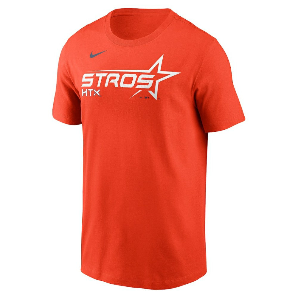 Houston Astros Nike City Connect Wordmark T-Shirt - Orange T-shirts