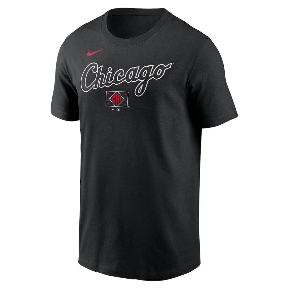 Chicago White Sox Nike City Connect Wordmark T-Shirt - Black T-shirts