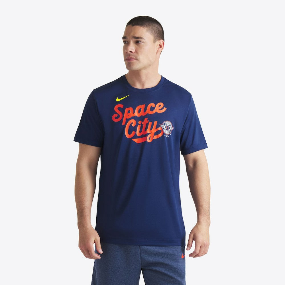 Houston Astros Nike 2025 City Connect Team Phrase Legend Performance T-Shirt - Navy T-shirts